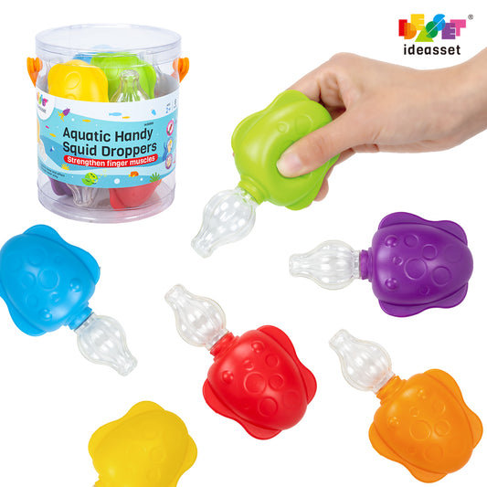 FritzS Aquatic Handy Squid Droppers | 魷魚滴管 | 3歲以上幼兒精細動作訓練與科學實驗教具