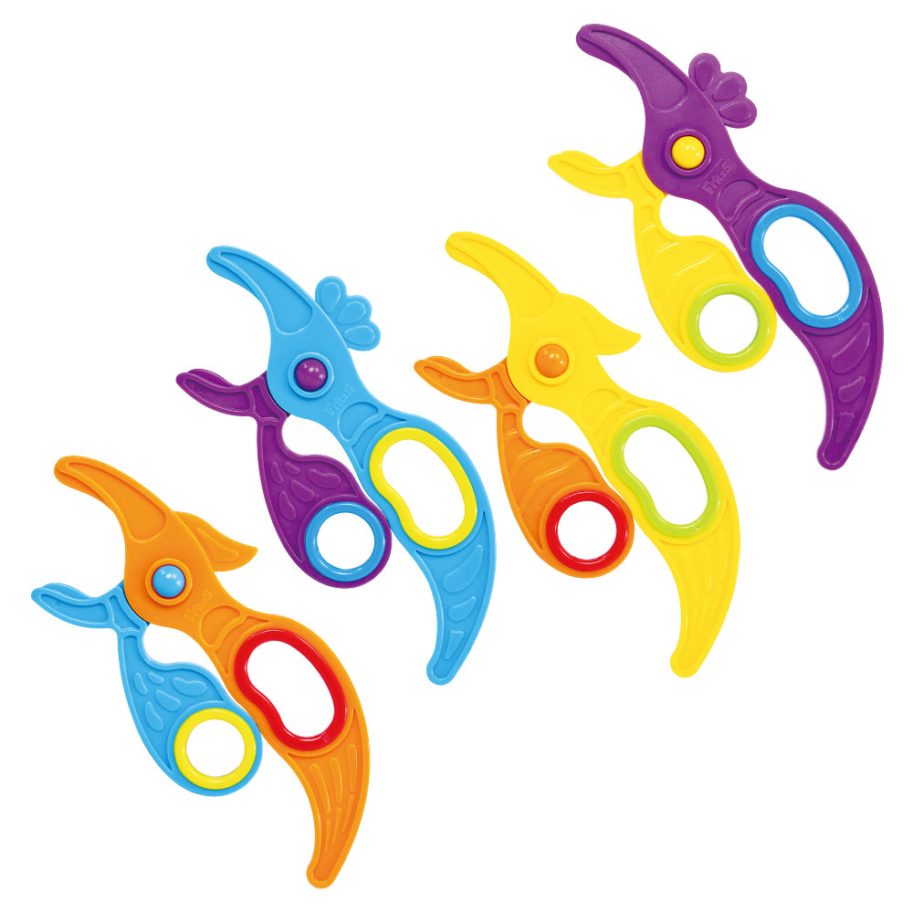 Birdies Challenge Clips 4 pcs pack | 逆向剪刀型鳥夾| |早教小手肌教具