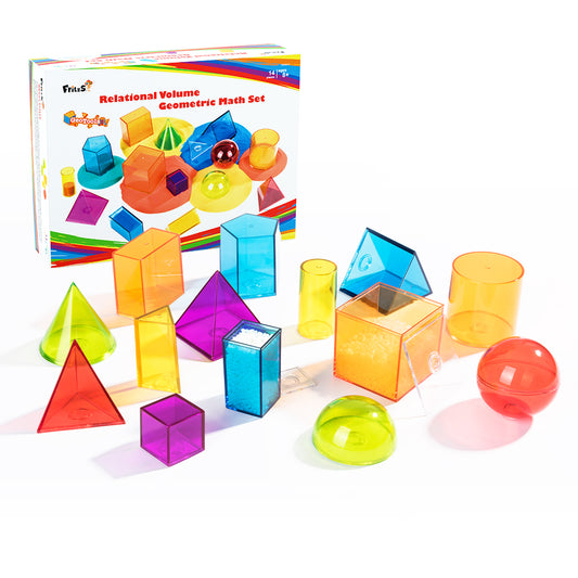 GeoTools – Relational Volume Geometric Math Set |體積容量幾何|STEM數學教具