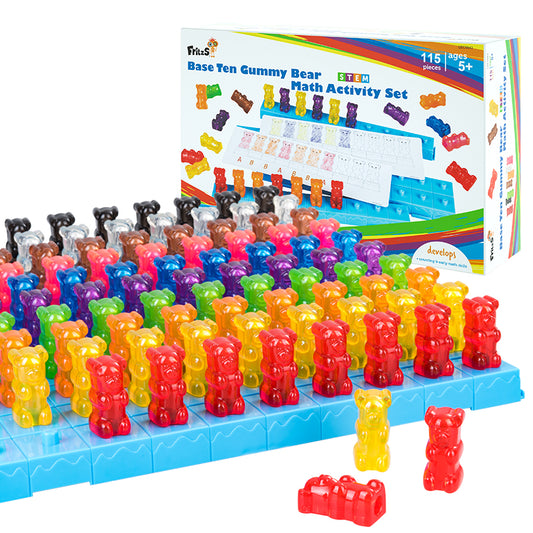 FritzS Learning Base Ten Strategy Gummy Bears Math Activity Early Childhood Education Early Math Skills