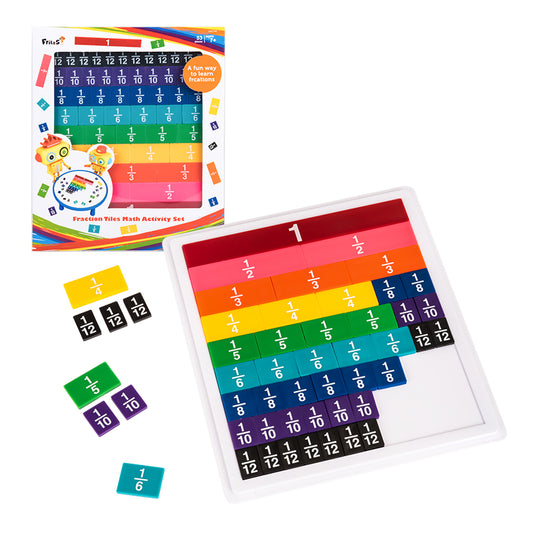 Fraction Tiles Math Activity Set | 分數邏輯思維 | 數學教具