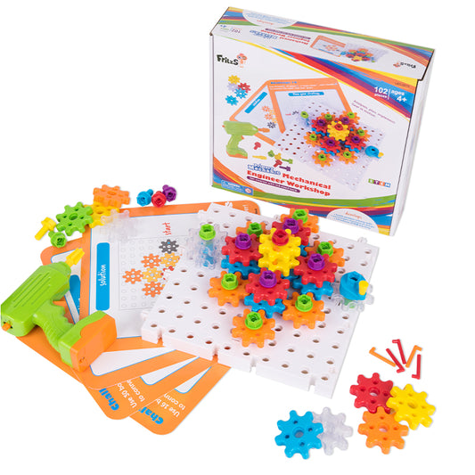 ScrewMe Up - Mechanical Engineer Workshop | 電鑽齒輪積木 | STEM工程教具