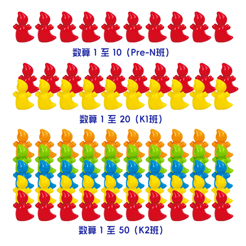 Catch Me if You Can Math Counters | 報雨公仔 | 早教數學