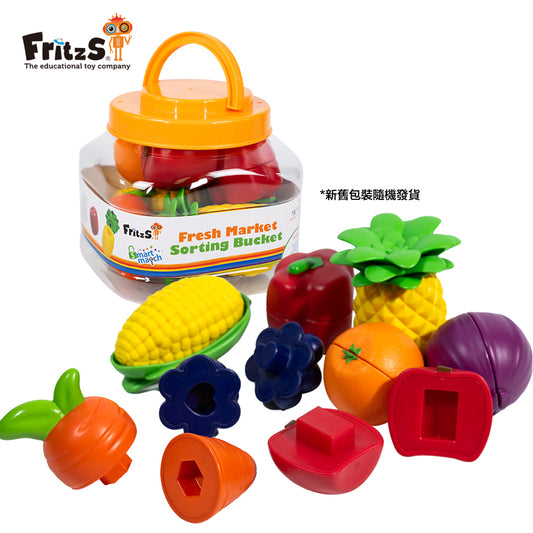 Smart Match® Fresh Market Sorting Bucket | 蔬果對對碰|辨認圖形