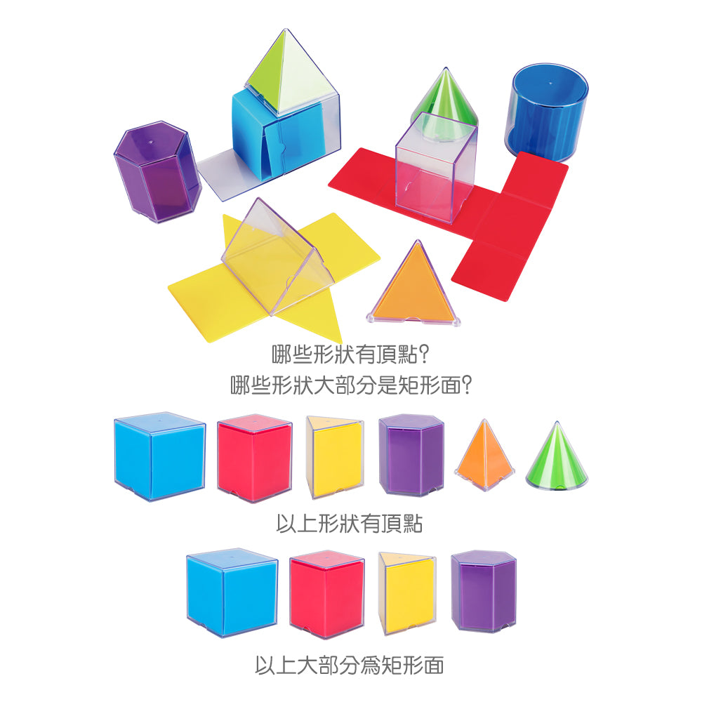 FritzS-LEC5017-  3D立體幾何教具 | 面積與體