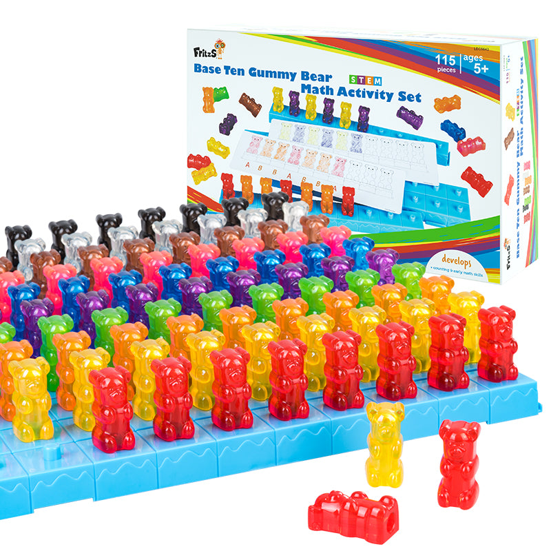 FritzS Learning Base Ten Strategy Gummy Bears Math Activity  Early Childhood Education Early Math Skills