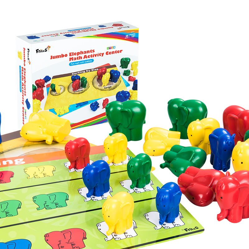 FritzS -LEC3414 -趣味分類大象數學啟蒙教具| Toddler STEM Toy