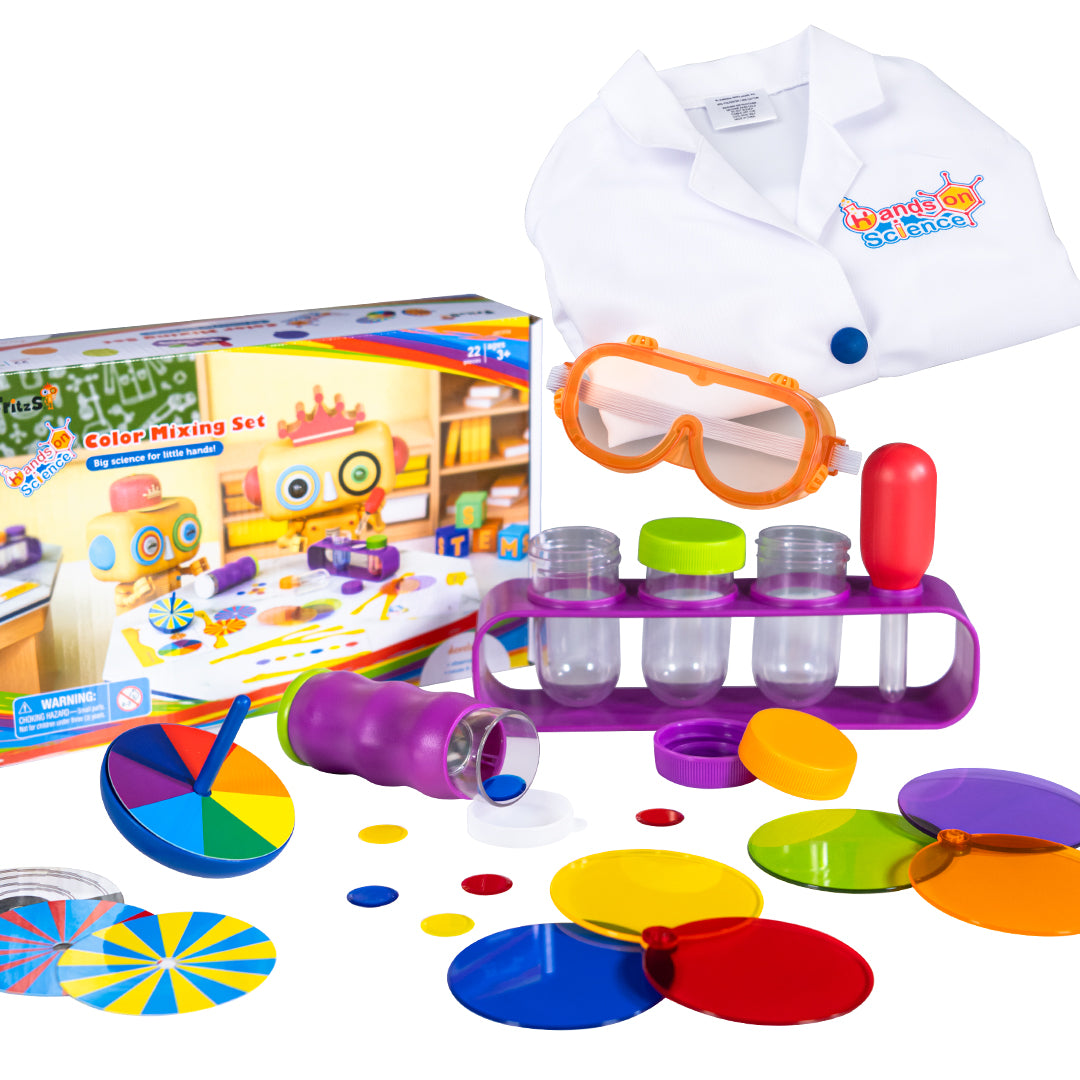 Hands-on Science – Color Mixing Lab Gear Set|STEM 顏色實驗套裝 – FritzS Learning