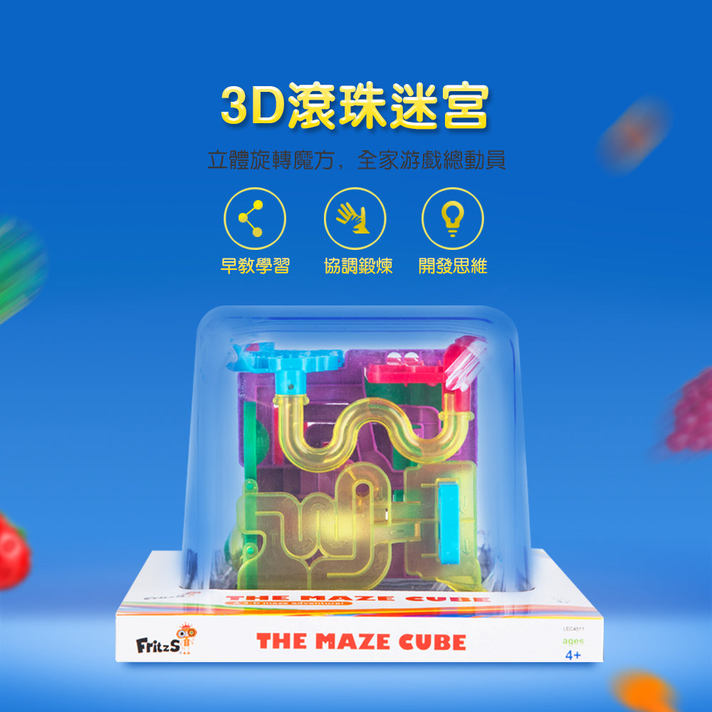 Maze Cube | 3D立體迷宮 | 早教專注力練習教具